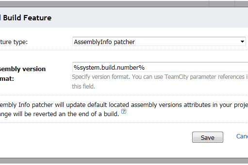 TeamCity AssemblyInfo Patcher